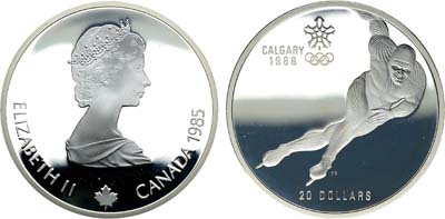 Лот №157,  Канада. 20 долларов 1985 года. Серия 