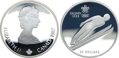 Лот №159,  Канада. 20 долларов 1987 года. Серия 