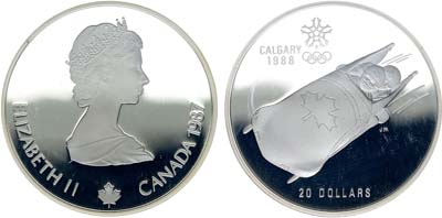 Лот №160,  Канада. 20 долларов 1987 года. Серия 