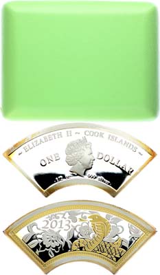 Лот №206,  Острова Кука. 1 доллар 2013 года. Серия 