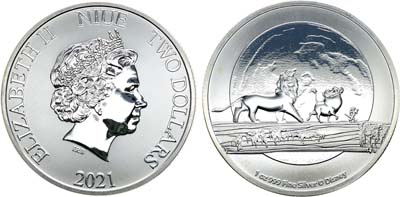 Лот №234,  Ниуэ. 2 доллара 2021 года. Серия 