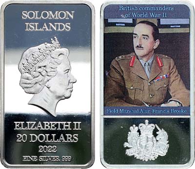 Лот №273,  Соломоновы острова. 20 долларов 2022 года. Серия 
