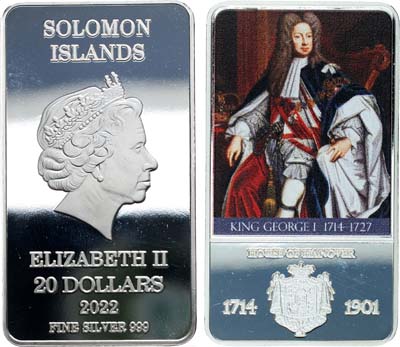 Лот №276,  Соломоновы Острова. Королева Елизавета II. 20 долларов 2022 года. Серия 