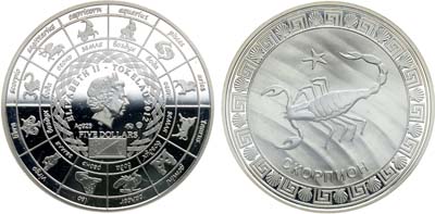 Лот №311,  Токелау. 5 долларов 2012 года. Серия 