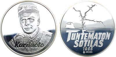 Лот №322,  Финляндия. Медаль 2000-2020 годов. Кинофильм 