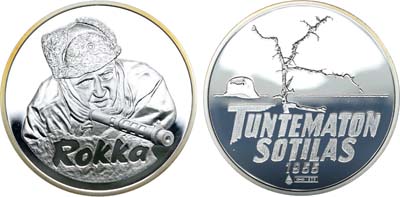 Лот №327,  Финляндия. Медаль 2000-2020 годов. Кинофильм 