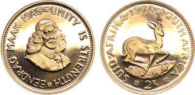 Лот №353,  ЮАР. 2 ранда 1976 года.