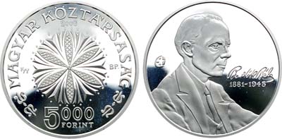 Лот №75,  Венгрия. 5000 форинтов 2006 года. 125 лет со дня рождения Белы Бартока.