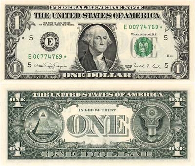 Лот №746,  США. 1 доллар 1988 года. (А).