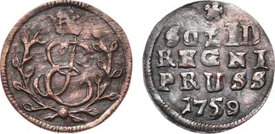 Лот №282, Солид 1759 года.