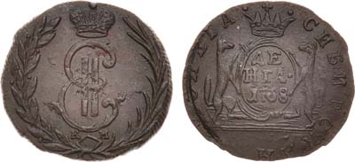 Лот №340, Денга 1768 года. КМ. Сибирские.