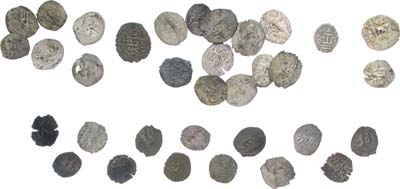 Лот №102,  Крымское ханство. Сборный лот из 34 серебряных монет.