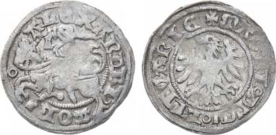 Лот №105,  Великое Княжество Литовское. Король польский и великий князь литовский Александр I Ягеллончик. Полугрош 1492-1506 гг.