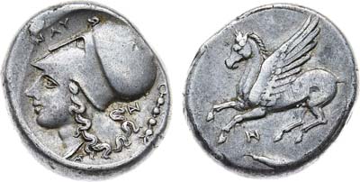 Лот №13,  Древняя Греция. Акарнания. Статер 320-280 гг. до н.э.