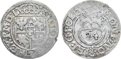 Лот №142,  Речь Посполитая. Король польский и великий князь литовский Сигизмунд III Ваза. Полторак (1/24 талера) 1618 года.