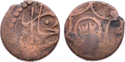 Лот №1672, 2 пула 1913 года. Бухарское ханство под протекторатом Российской Империи. Сейид Алим-хан. 1911-1913 гг. (1329-1932 гг.х.).