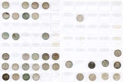 Лот №1707, Сборный лот из 36 монет.