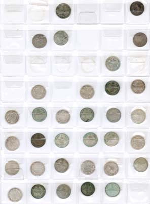 Лот №1708, Сборный лот из 75 монет.