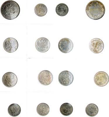 Лот №1722, Сборный лот из 8 монет.