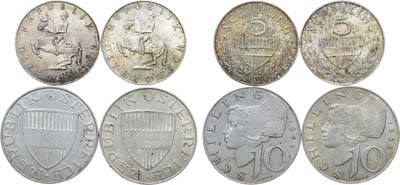 Лот №173,  Австрия. Вторая республика. Сборный лот из 4 монет.