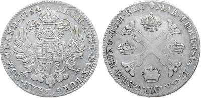 Лот №181,  Австрийские Нидерланды. Мария Терезия. Кроненталер 1764 года.