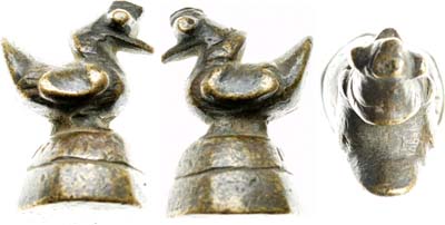 Лот №189,  Бирма. Королевство. 5 тикалей XIX-XX вв. Опиумные деньги-гирьки. Птица Хинта..