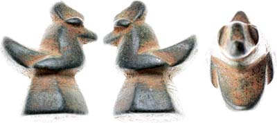 Лот №190,  Бирма. Королевство. 2 тикаля XIX-XX вв. Опиумные деньги-гирьки. Птица Хинта.