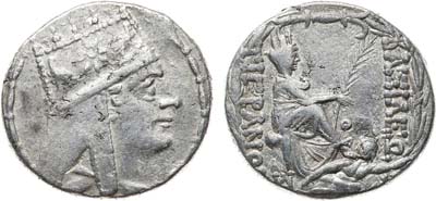 Лот №1,  Армения. Королевство Арташесидов. Тигранокерт. Царь Тигран II. Тетрадрахма 80-68 гг. до н.э.