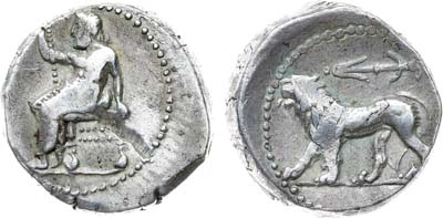 Лот №20,  Государство Селевкидов. Царь Селевк I Никатор. Тетрадрахма 311-305 гг. до н.э.