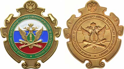 Лот №2159, Медаль 2000-2015 гг. Главное управление федеральной службы судебных приставов по Свердловской области.