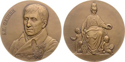 Лот №2195, Медаль 2020 года. Алексей Николаевич Оленин.