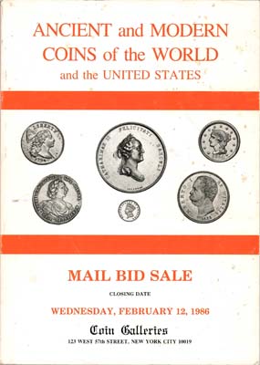 Лот №2295,  Coin Galleries. Каталог аукциона.