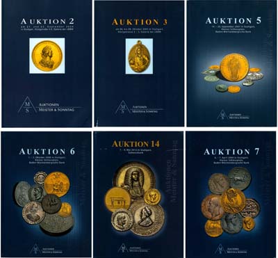 Лот №2314,  Meister&Sonntag. Лот из 6 аукционных каталогов.