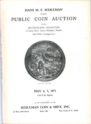 Лот №2319,  Schulman Coin. Каталог аукциона.