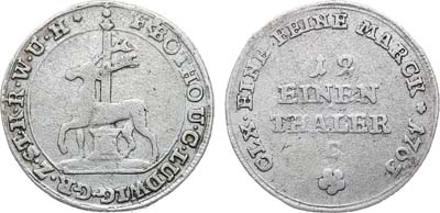 Лот №248,  Германия. Графство Штольберг-Штольберг. 1/12 талера 1763 года (C).