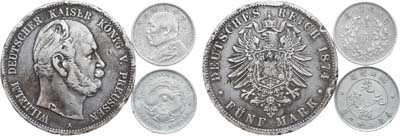 Лот №311,  Сборный лот из 3 монет разных стран.