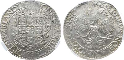 Лот №378,  Нидерланды. Провинция Зеландия. Аренддаальдер 1618 года. В слабе CPRC AU 55.