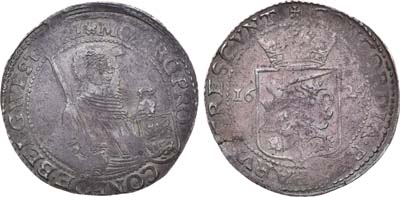 Лот №379,  Нидерланды (Республика Соединённых Провинций Нидерландов). Провинция Западная Фрисландия. Риксдальдер 1624 года.