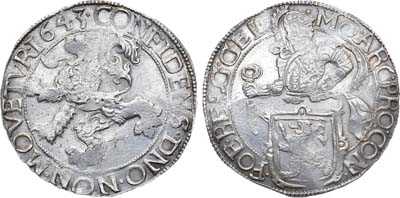 Лот №380,  Нидерланды (Республика Соединённых Провинций Нидерландов). Провинция Гельдерланд. Левендаальдер 1643 года.