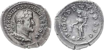 Лот №41,  Римская империя. Император Максимин I Фракиец. Денарий 236-237 гг.