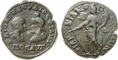 Лот №43,  Римская империя. Провинция Фракия. Месамбрия. Царь Филипп II. AE 244-247 гг.