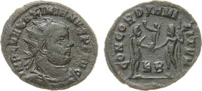 Лот №44,  Римская империя. Императора Максимиан. Антониниан 293-294 гг.