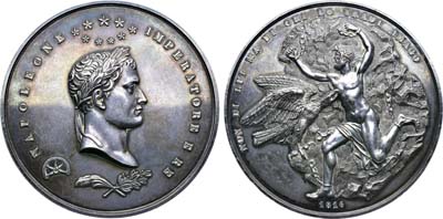 Лот №500,  Франция. Королевство. Медаль 1816 года. Изгнание Наполеона на остров Святой Елены.