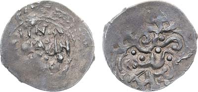 Лот №558,  Нижегородское княжество. Князь Даниил Борисович. Денга 1411-1415 гг.