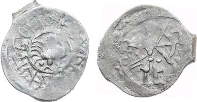 Лот №560,  Великое Княжество Тверское. Великий Князь Борис Александрович. Денга 1435-1450 гг.