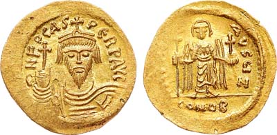 Лот №58,  Византийская империя. Император Фока. Солид 602-610 гг.