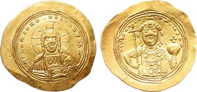 Лот №63,  Византийская империя. Император Константин IX Мономах. Гистаменон 1042-1055 гг.