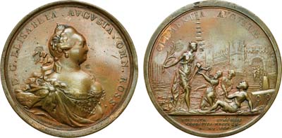 Лот №651, Медаль 1741 года. В память освобождения заключённых 15 декабря 1741 года.