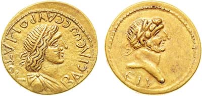 Лот №6,  Боспорское царство. Царь Савромат I. Статер 118-119 гг.