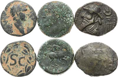 Лот №70,  Сборный лот из 3 античных монет.